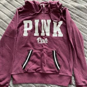 PINK Maroon Hoodie